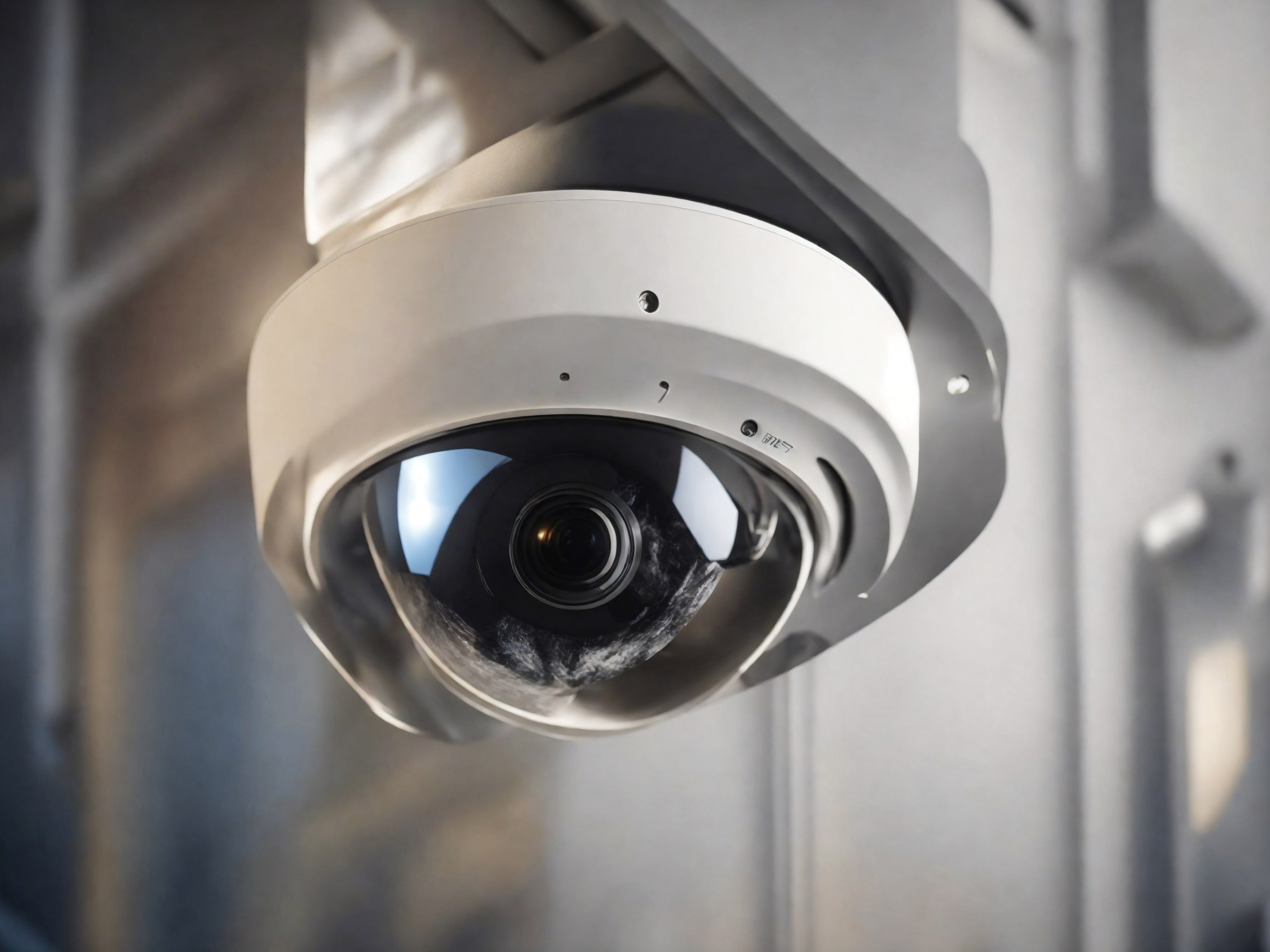 Image showing a security camera installation in a commercial setting